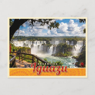 Iguazu Watervallen Argentinië Schitterende Reis Briefkaart