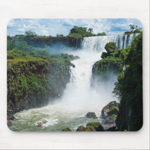 Iguazu Watervallen omringd door jungle Muismat