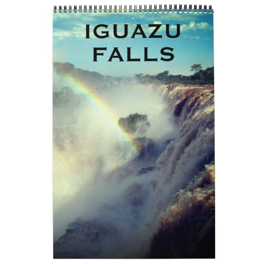 Iguazú-watervallen Zuid-Amerika Kalender (Hoes)