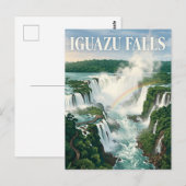 Iguazúwatervallen Briefkaart (Voorkant / Achterkant)