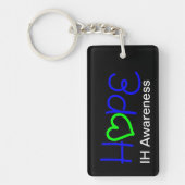 IH Awareness Hope Heart Acryllic Sleutelhanger (Voorkant)