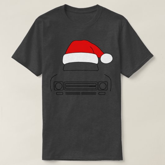 IH Scout klassieke truck Kerst pet editie T-shirt (Design voorkant)