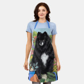 IHANA de Finse Lapphund All-Over Print Schort (Gedragen)