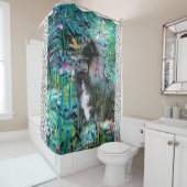 IHANA Fins Lapphund Lappy douchegordijn (In situ)