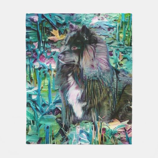 IHANA Fins Lapphund Lappy fleece deken (Voorkant)