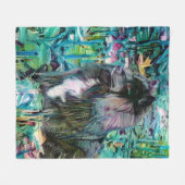 IHANA Fins Lapphund Lappy fleece deken (Voorkant (Horizontaal))