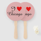 IHEART Chicago Handwaaier (Voorkant en achterkant)