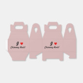 IHEART Chimney Rock Bedankdoosjes (Uitgevouwen)