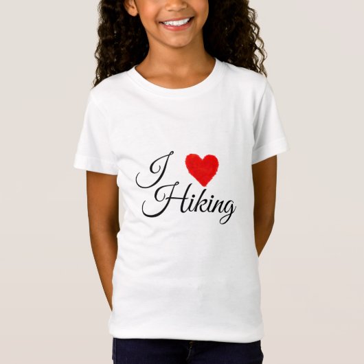 IHEART Wandelen T-shirt (Voorkant)
