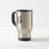 iHeart YP Logo Travel Mug Reisbeker (Voorkant links)