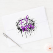 iHEARTbrains Ronde Sticker (Envelop)