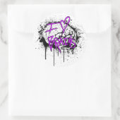 iHEARTbrains Ronde Sticker (Tas)