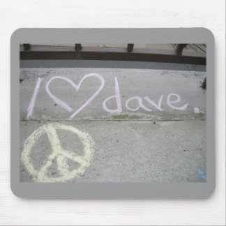 iheartdave mousepad muismat