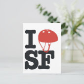 IhelmetSF-kaart Briefkaart (Staand voorkant)