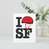 ihelmetSF-kaart Briefkaart (Staand voorkant)