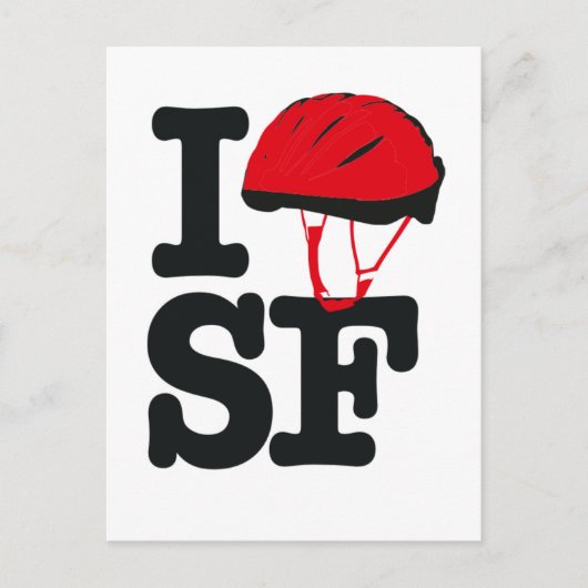 ihelmetSF-kaart Briefkaart (Voorkant)