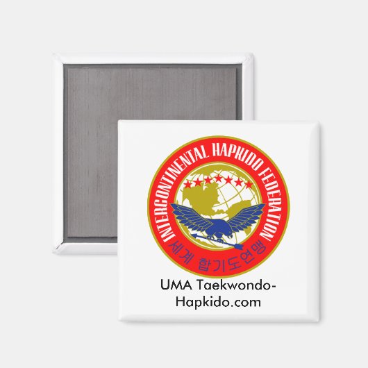 IHF Hapkido Koelkast Magnet (Voorkant / Achterkant)
