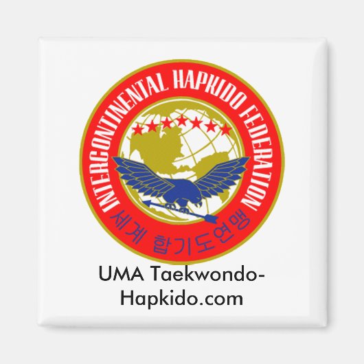 IHF Hapkido Koelkast Magnet (Voorkant)