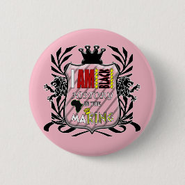 IHH - IK BEN ZWARTE GESCHIEDENIS IN HET MAKEN RONDE BUTTON 5,7 CM