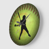 iHit Fastpitch softbal Silhouet Grote Klok (Hoek)