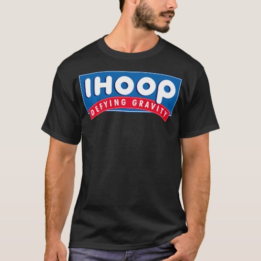 Ihoop I Hoop Defying Gravity - Basketbal Basketbal T-shirt (Voorkant)