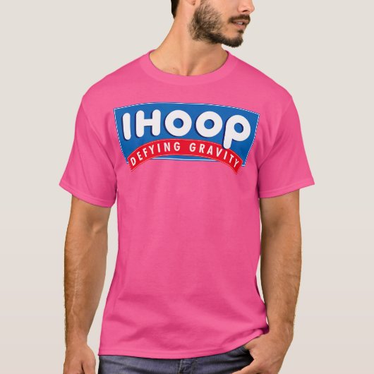 Ihoop I Hoop Defying Gravity - Basketbal Basketbal T-shirt (Voorkant)