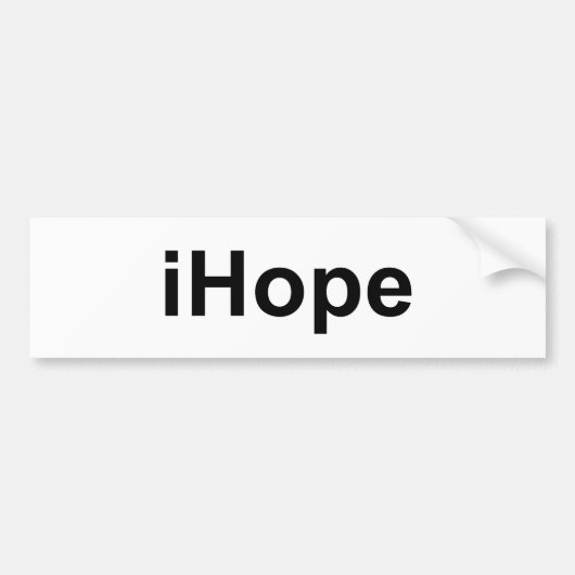 iHope Bumpersticker (Voorkant)