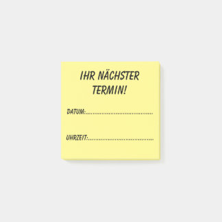 Ihr nächster Termin! Post-it® Notes