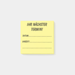 Ihr nächster Termin! Post-it® Notes
