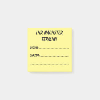 Ihr nächster Termin! Post-it® Notes
