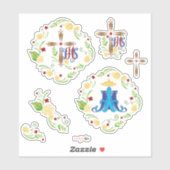 IHS & Auspice Maria Sticker (Vel)