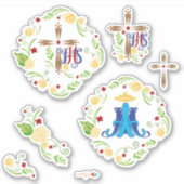 IHS & Auspice Maria Sticker (Voorkant)
