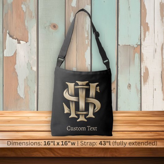 IHS Christogram Crossbody Tas
