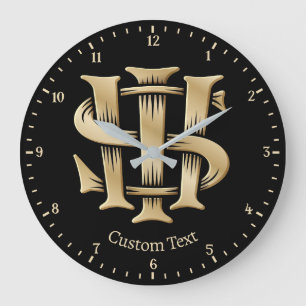 IHS Christogram Grote Klok