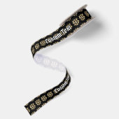 IHS Christogram-patroon Satijnen Lint (Achterkant)