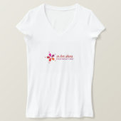 IHSF V-hals T-shirt (Design voorkant)