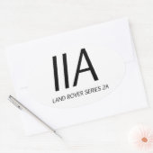 IIA Land Rover Series IIA Ovale Sticker (Envelop)