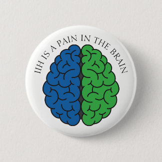 IIH Brain Pain Ronde Button 5,7 Cm