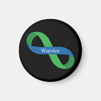 IIH Warrior | Ribbon, groen en blauw Magneet