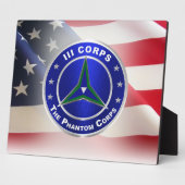 III Corps “Fantoomkorps” Fotoplaat (Zijkant)