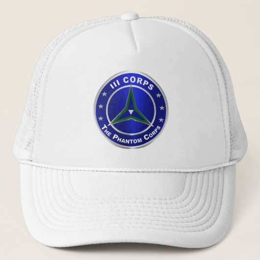 III Corps “Fantoomkorps” Trucker Pet (Voorkant)
