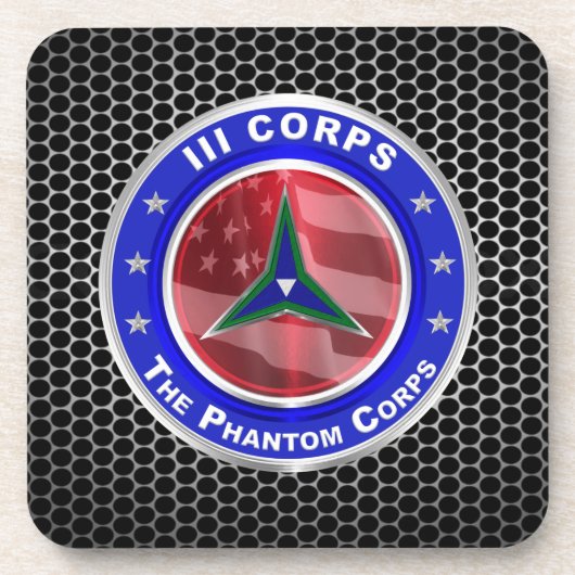 III Corps Phantom Corps Bier Onderzetter (Voorkant)