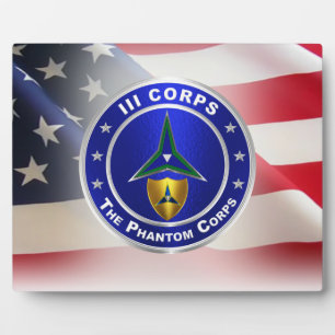 III Corps “Phantom Corps” Fotoplaat