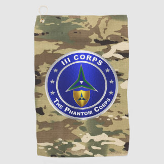 III Corps Phantom Corps Golfhanddoek