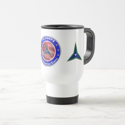 III Corps Phantom Corps Reisbeker (Voorkant rechts)