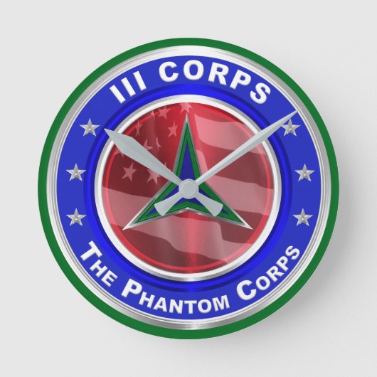 III Corps Phantom Corps Ronde Klok (Voorkant)