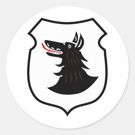 III Gruppe, JG 77 Ronde Sticker (Voorkant)