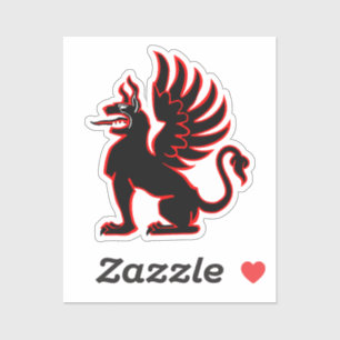 III./JG 26 Jagdgeschwader 26 Red Griffin Insignia Sticker