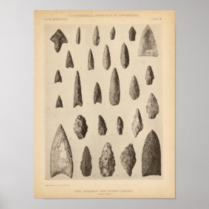 III Stone implementen, dus Californië Poster