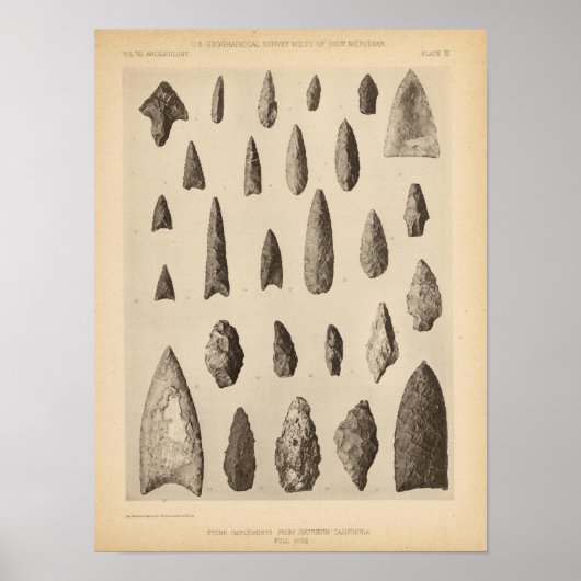 III Stone implementen, dus Californië Poster (Voorkant)